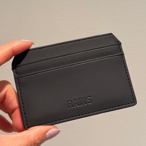 new RAINS waterproof wallet 4 credit card slots black